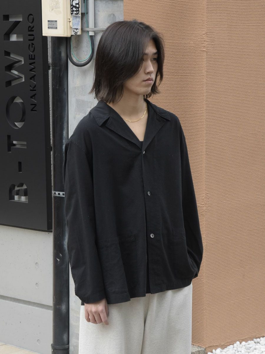 Silk cotton nep Workjacket[BLACK] | 1LDK (ワンエルディーケー) 公式