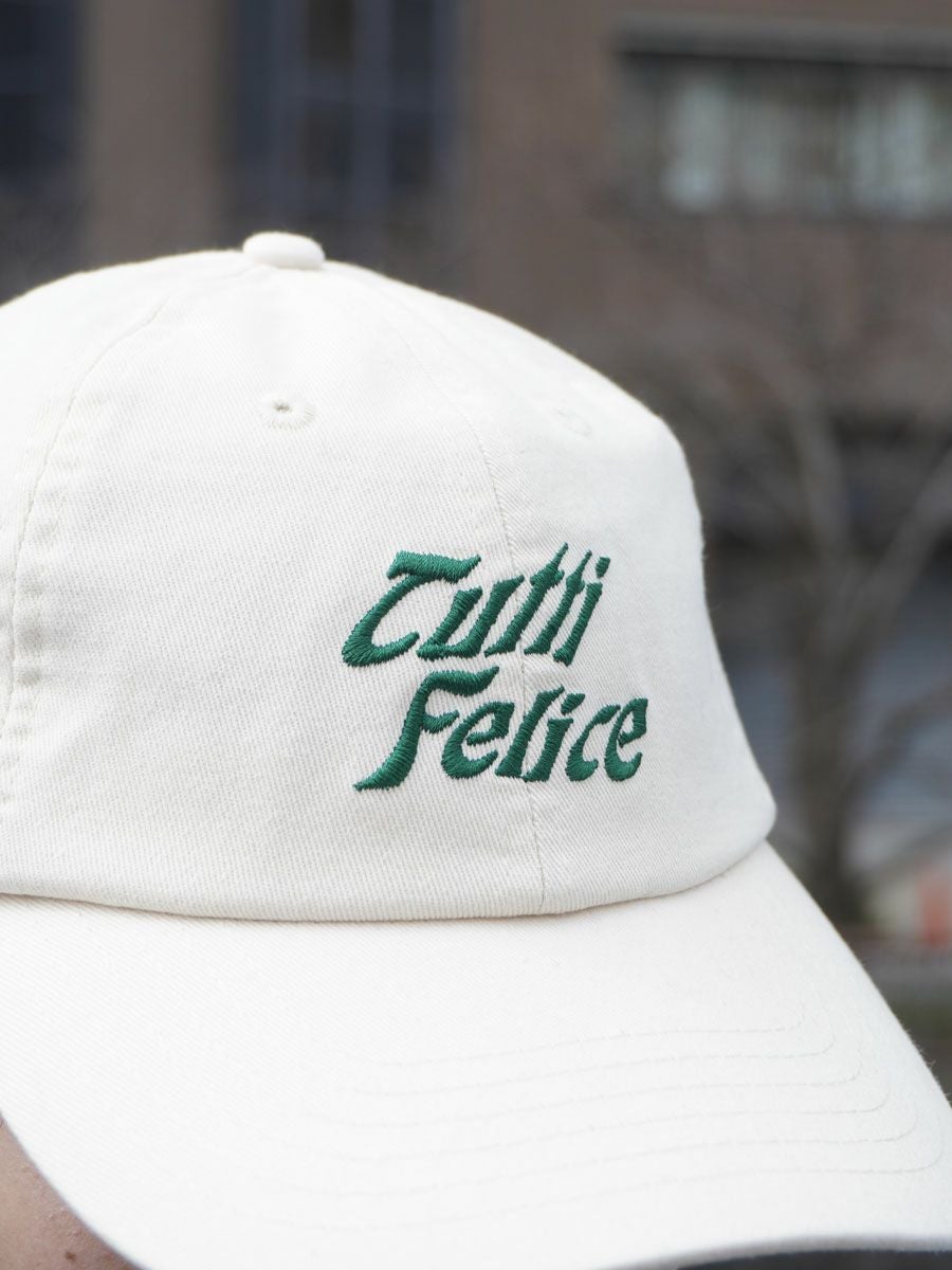 TUTTI FELICE EMBROIDERED CAP[ECRU] | 1LDK (ワンエルディーケー