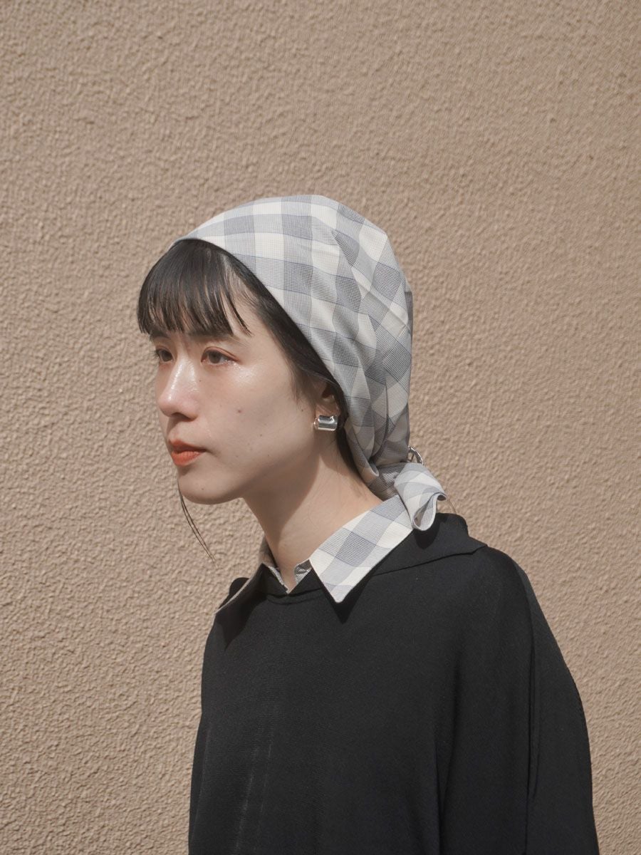 ORIGINAL CHECK BIG BANDANA[BLUE] | 1LDK (ワンエルディーケー) 公式