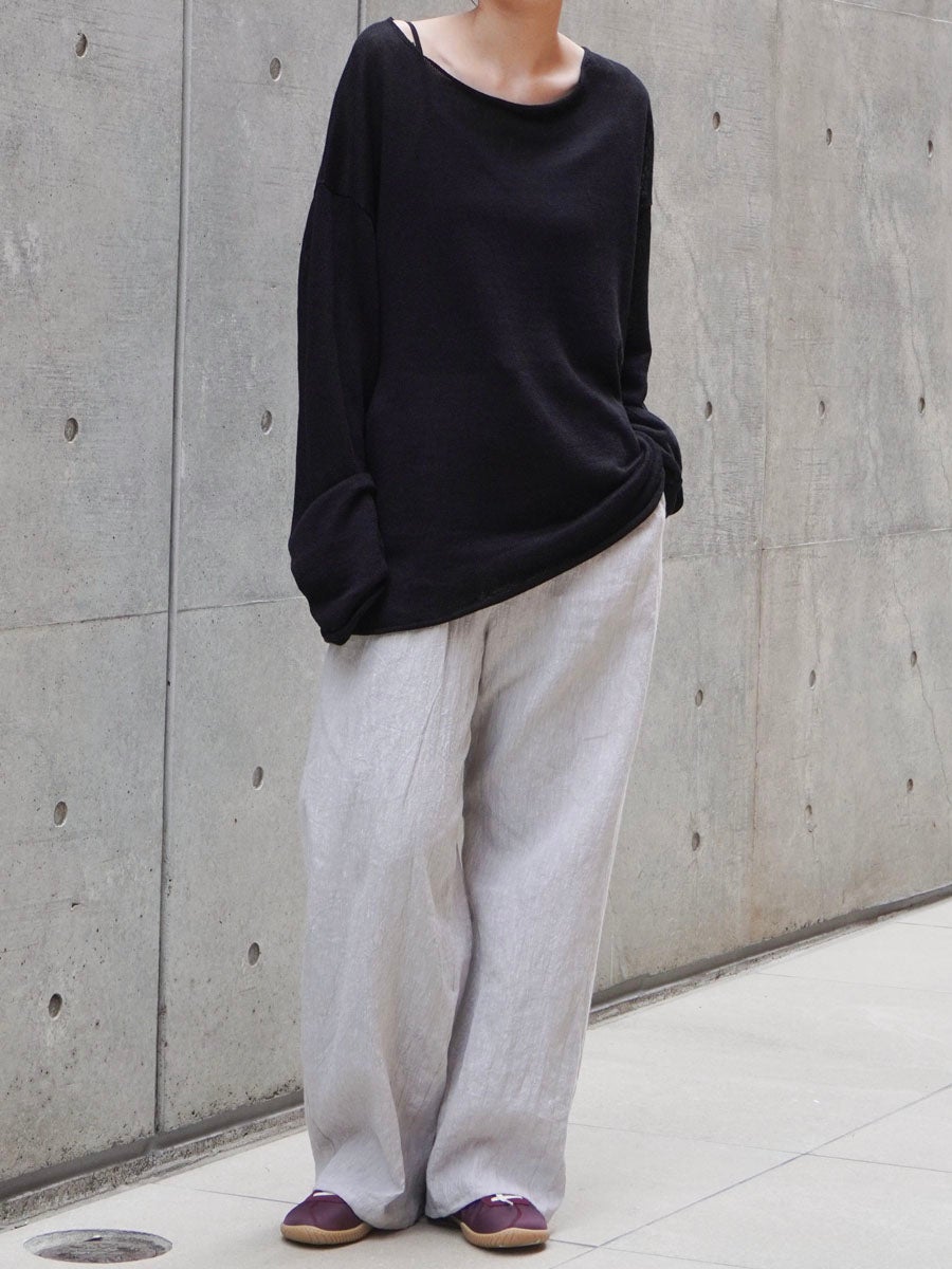 LINEN COTTON PAJAMA PANTS[L.BEIGE] | 1LDK (ワンエルディーケー