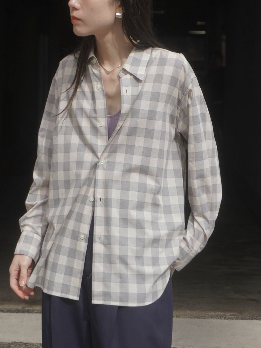 ORIGINAL CHECK SHIRT[BLUE] | 1LDK (ワンエルディーケー) 公式サイト