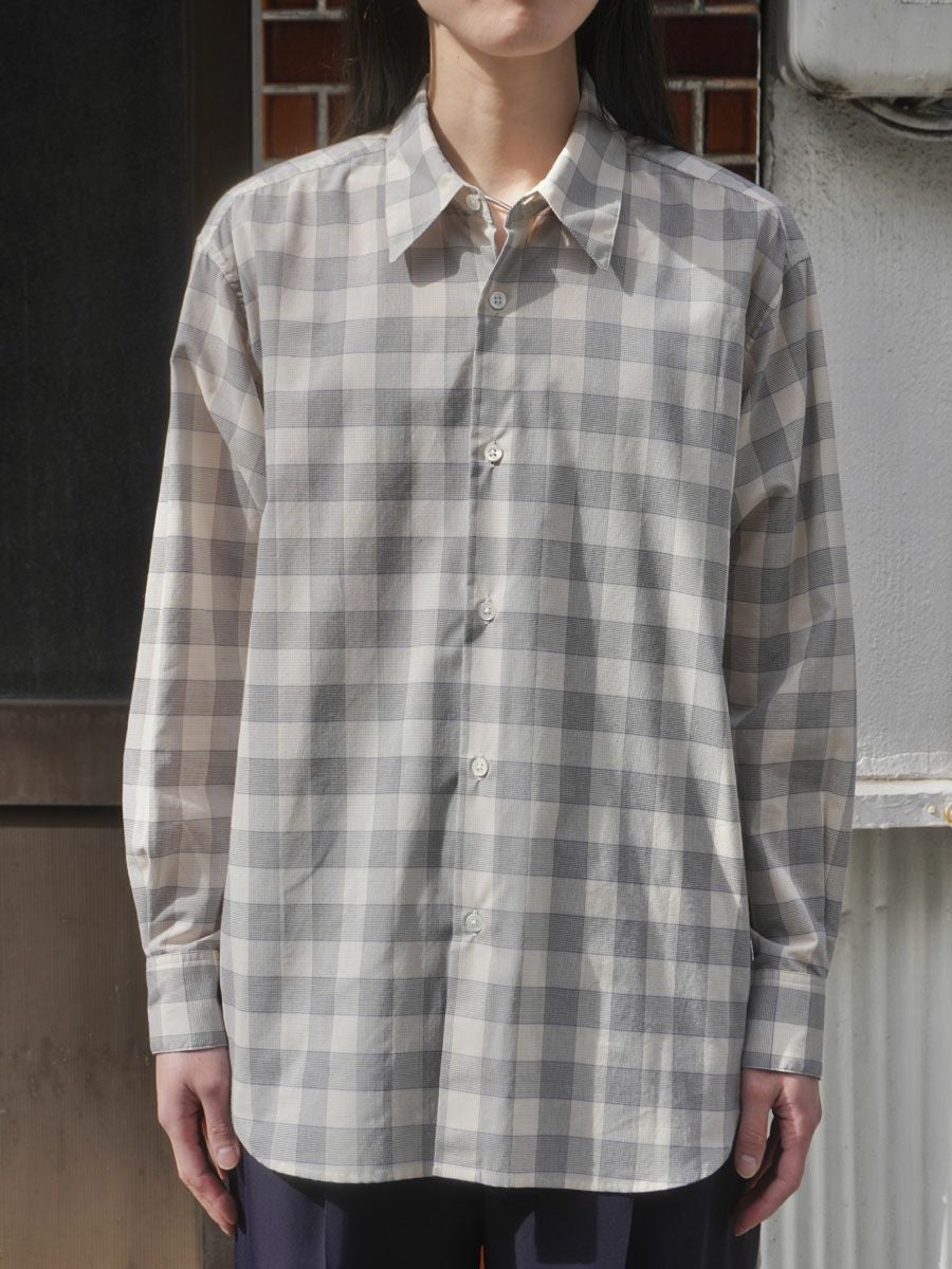 ORIGINAL CHECK SHIRT[BLUE] | 1LDK (ワンエルディーケー) 公式サイト