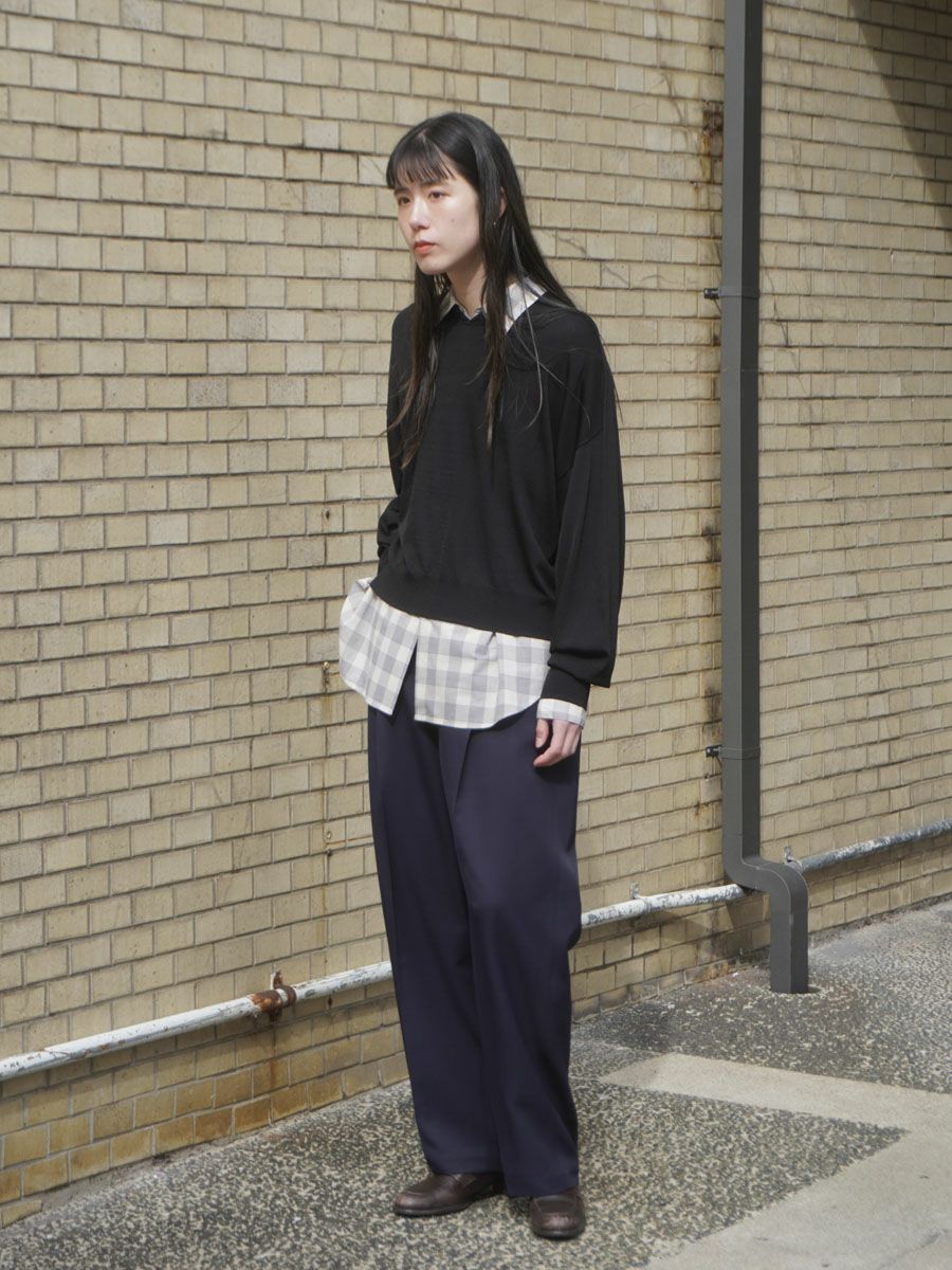 K*a様 【House on the Hill】L/S Tee (Checker HIDEANDSEEK(ハイドアンドシーク) シャツ Check L/S Shirt(25ss) HS