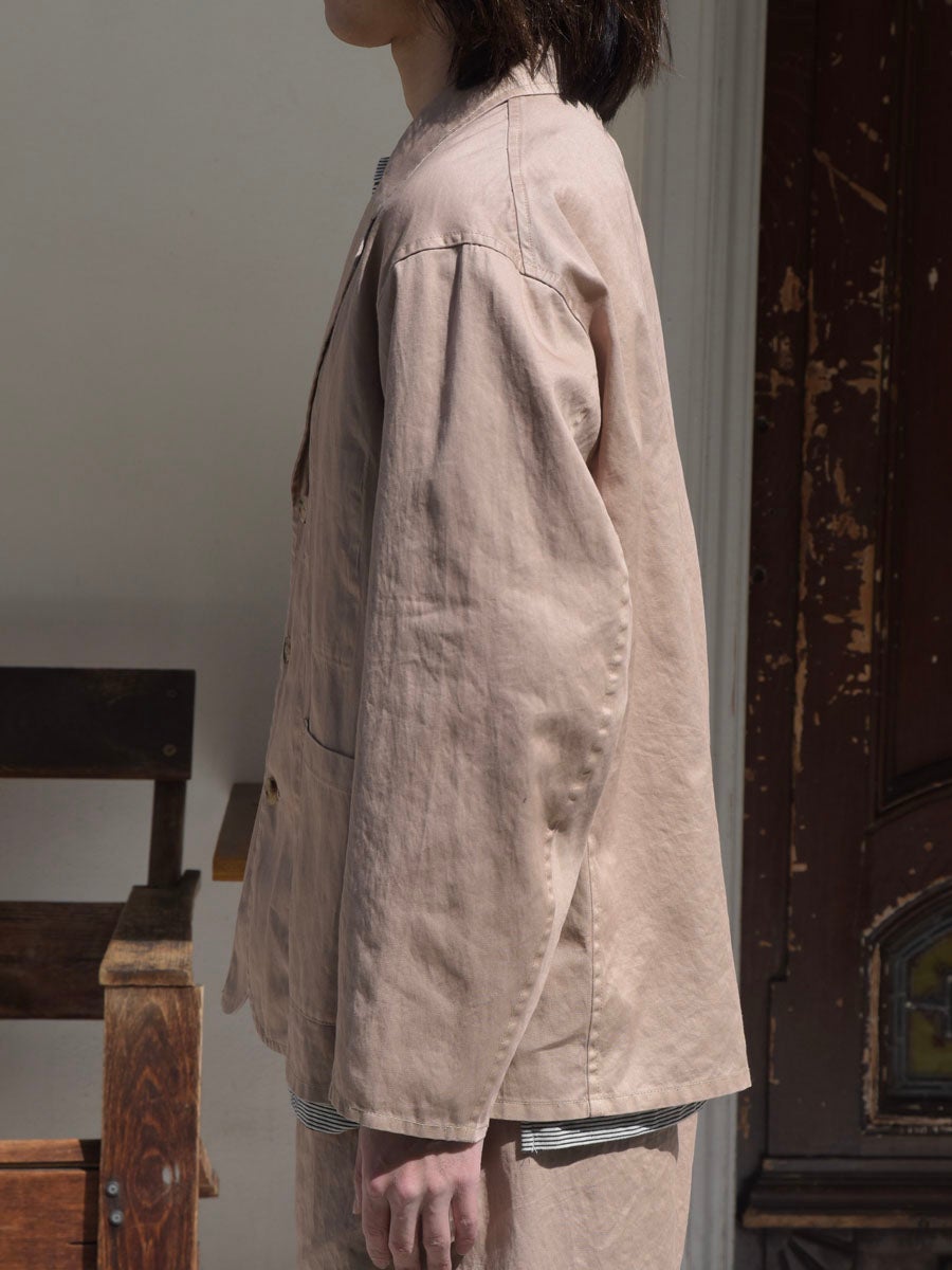 GARMENT DYED WORK JACKET[BEIGE] | 1LDK (ワンエルディーケー) 公式サイト