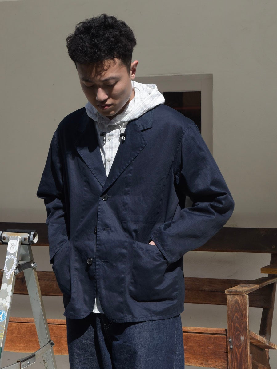 GARMENT DYED WORK JACKET[NAVY] | 1LDK (ワンエルディーケー) 公式サイト