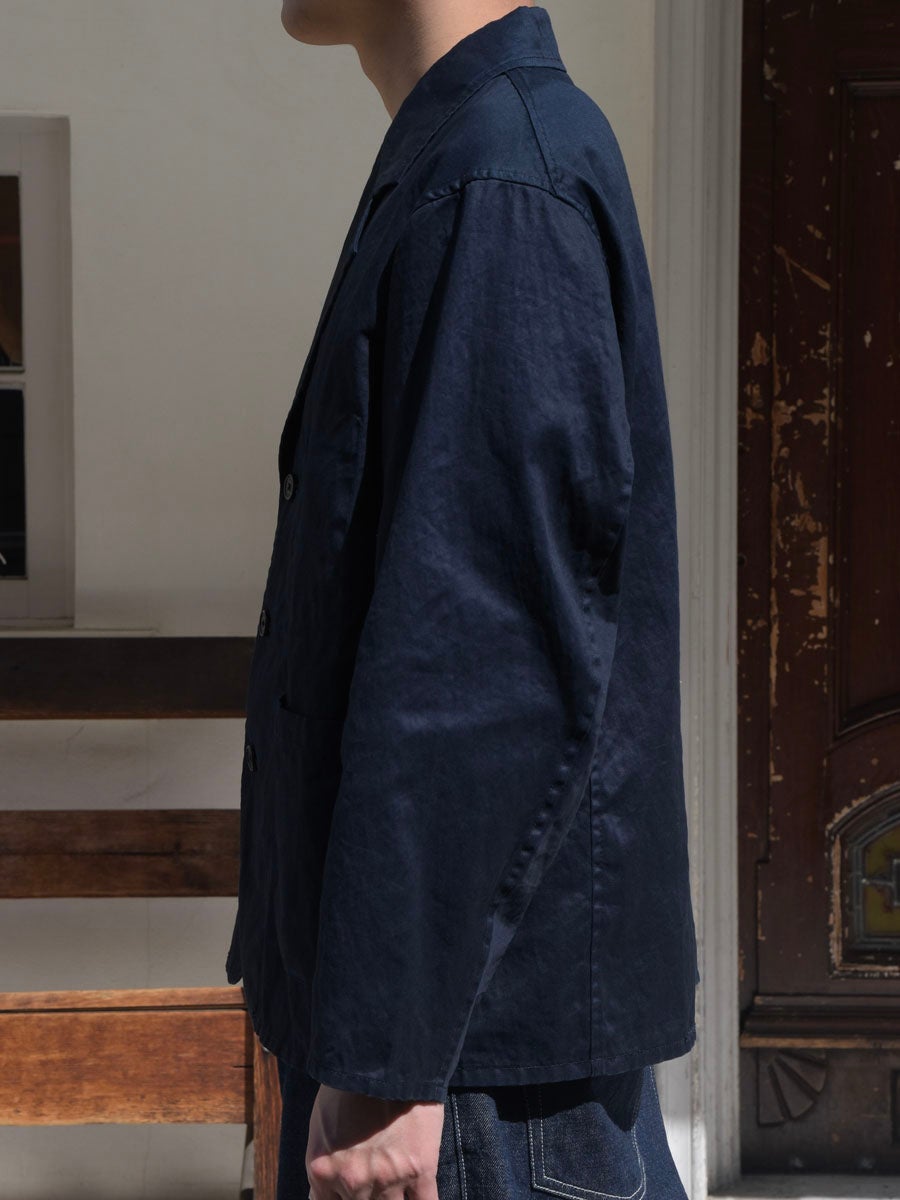 GARMENT DYED WORK JACKET[NAVY] | 1LDK (ワンエルディーケー) 公式サイト