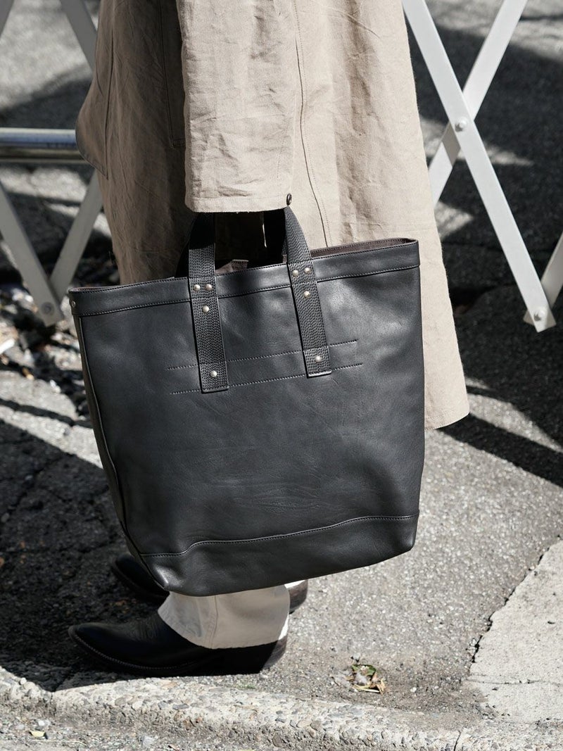 LOT.023 COAL BAG HORSE LEATHER[BLACK LEATHER] | 1LDK (ワンエル 