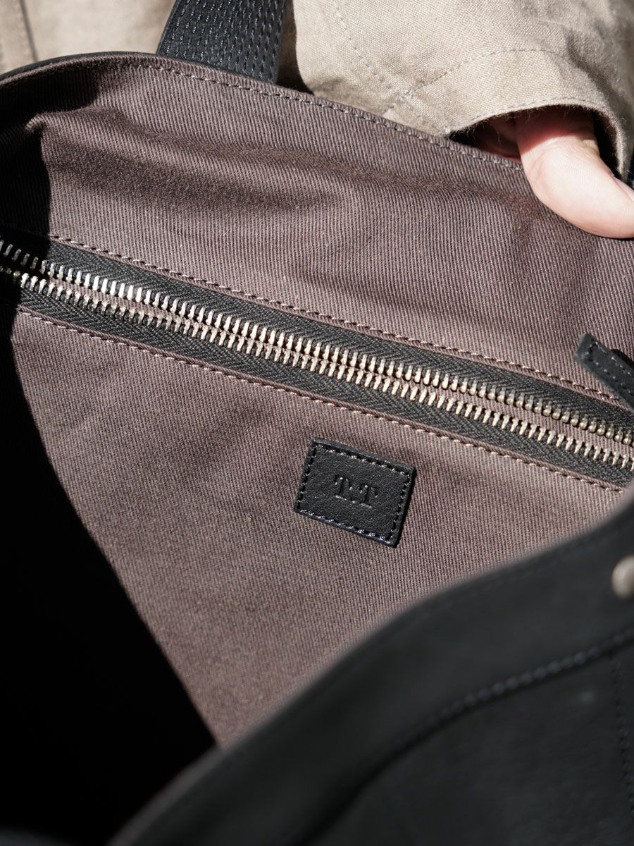 LOT.023 COAL BAG HORSE LEATHER[BLACK LEATHER] | 1LDK (ワンエル