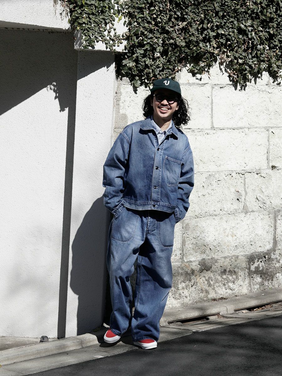 Unlikely Navy Utility Pants[Indigo] | 1LDK (ワンエルディーケー
