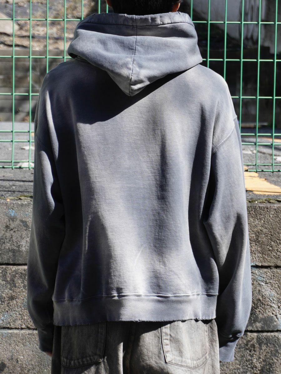トップス ancellm LIGHT LOOP ZIP HOODIE Grey 2 LIGHT LOOP ZIP HOODIE(GRAY) – ANCELLM