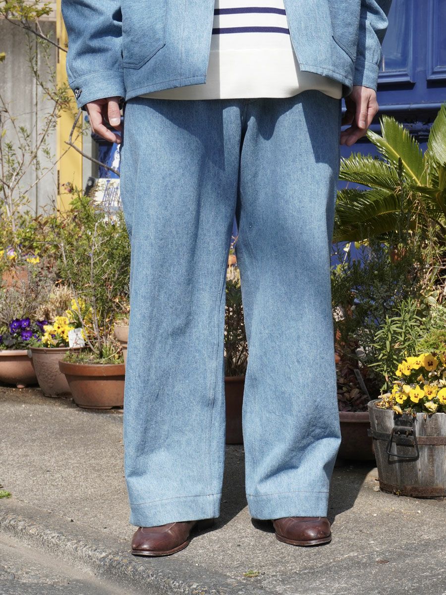 EARLY WORK TROUSERS[INDIGO] | 1LDK (ワンエルディーケー) 公式サイト