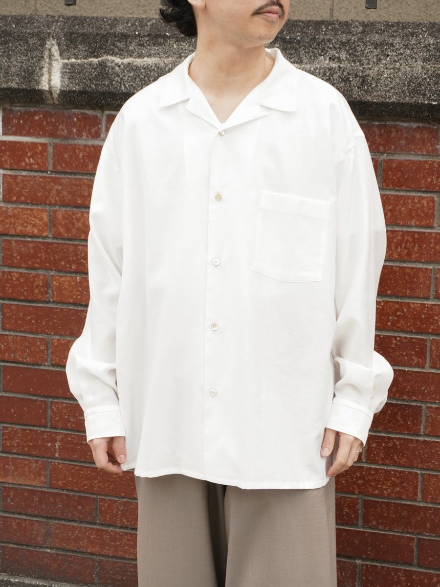 OPEN COLLAR SHIRT[WHITE] | 1LDK (ワンエルディーケー) 公式サイト