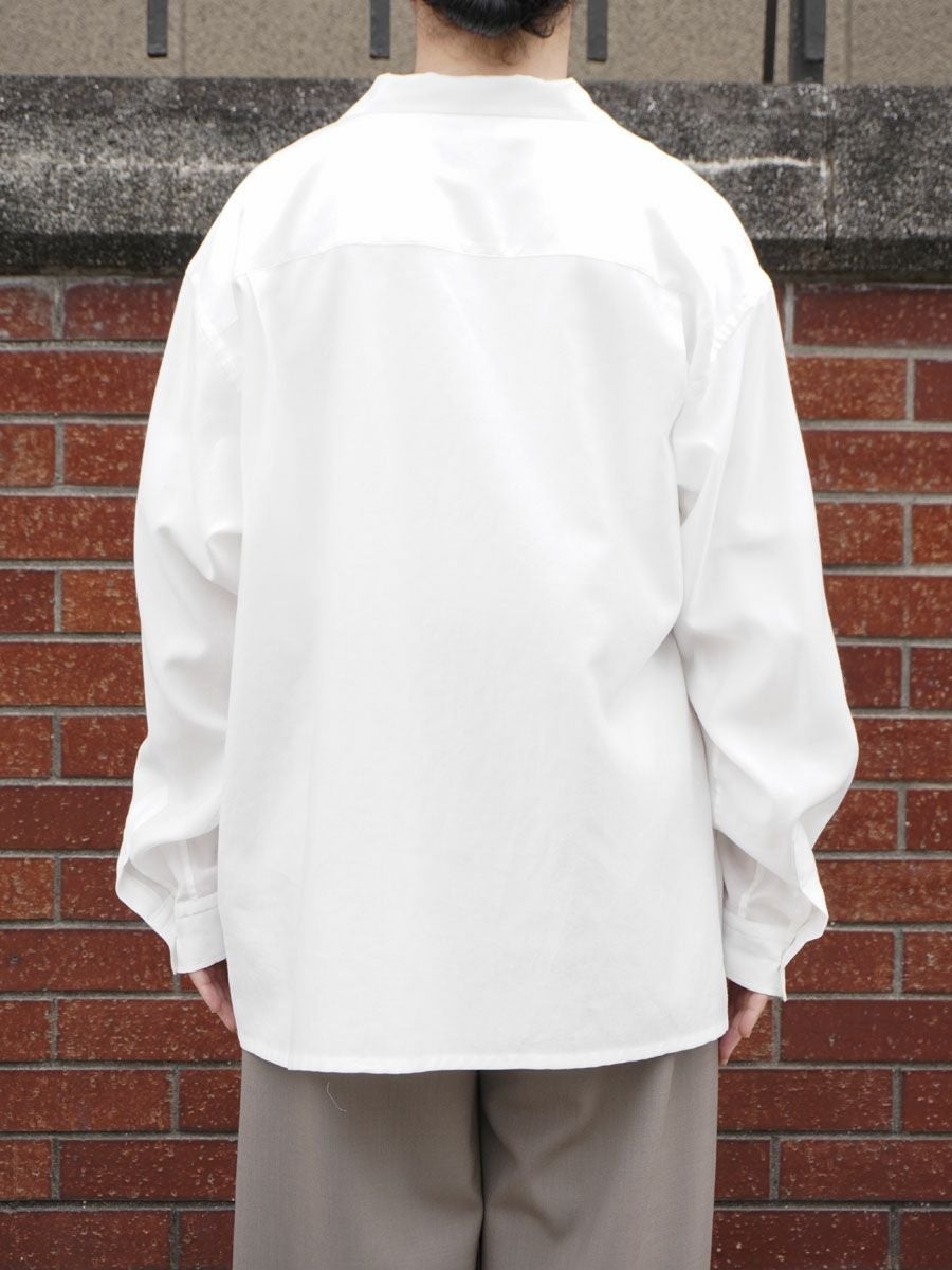 OPEN COLLAR SHIRT[WHITE] | 1LDK (ワンエルディーケー) 公式サイト