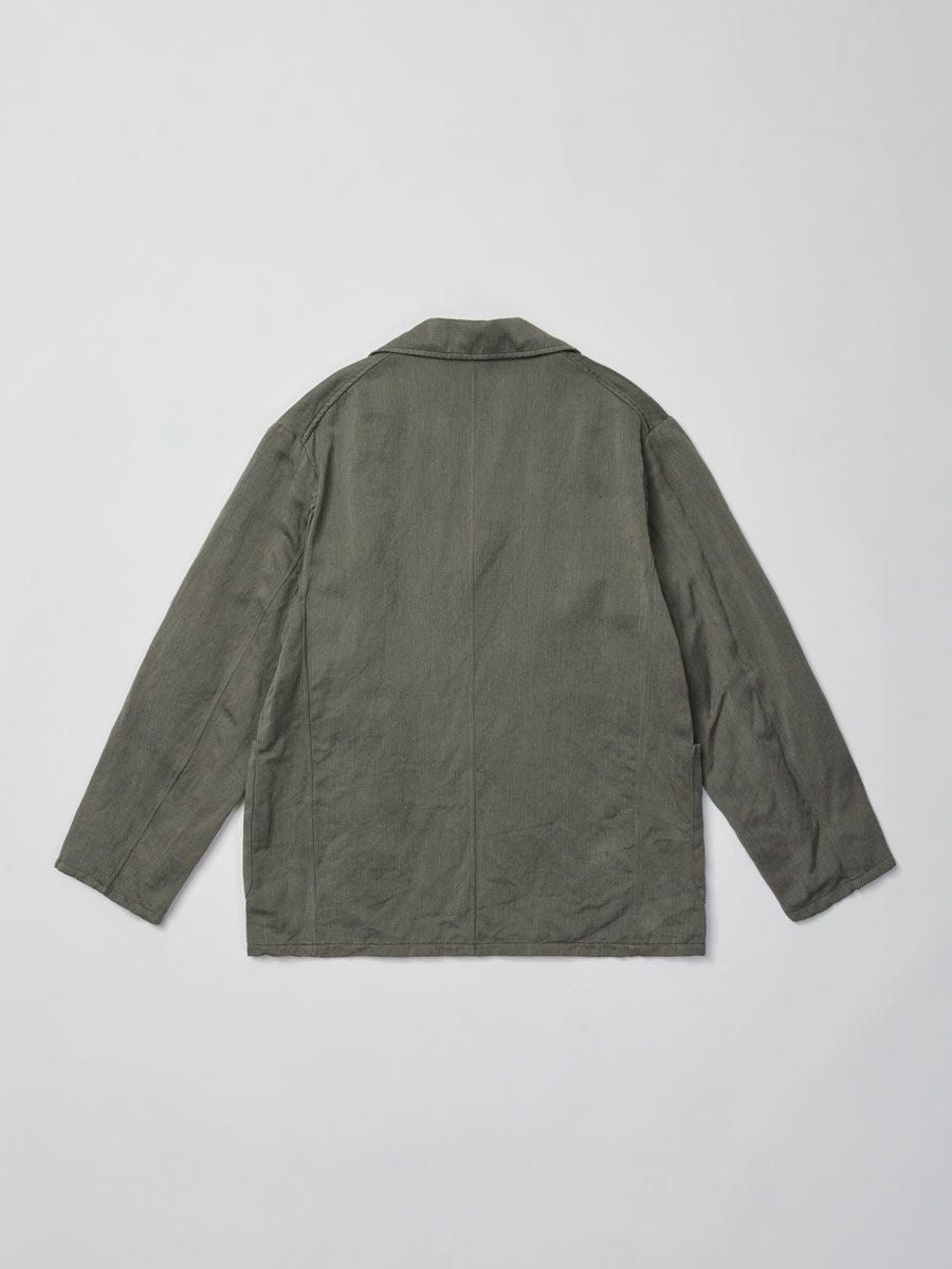 WASHED C/L CORKSCREW JKT[KHAKI GREY] | 1LDK (ワンエルディーケー