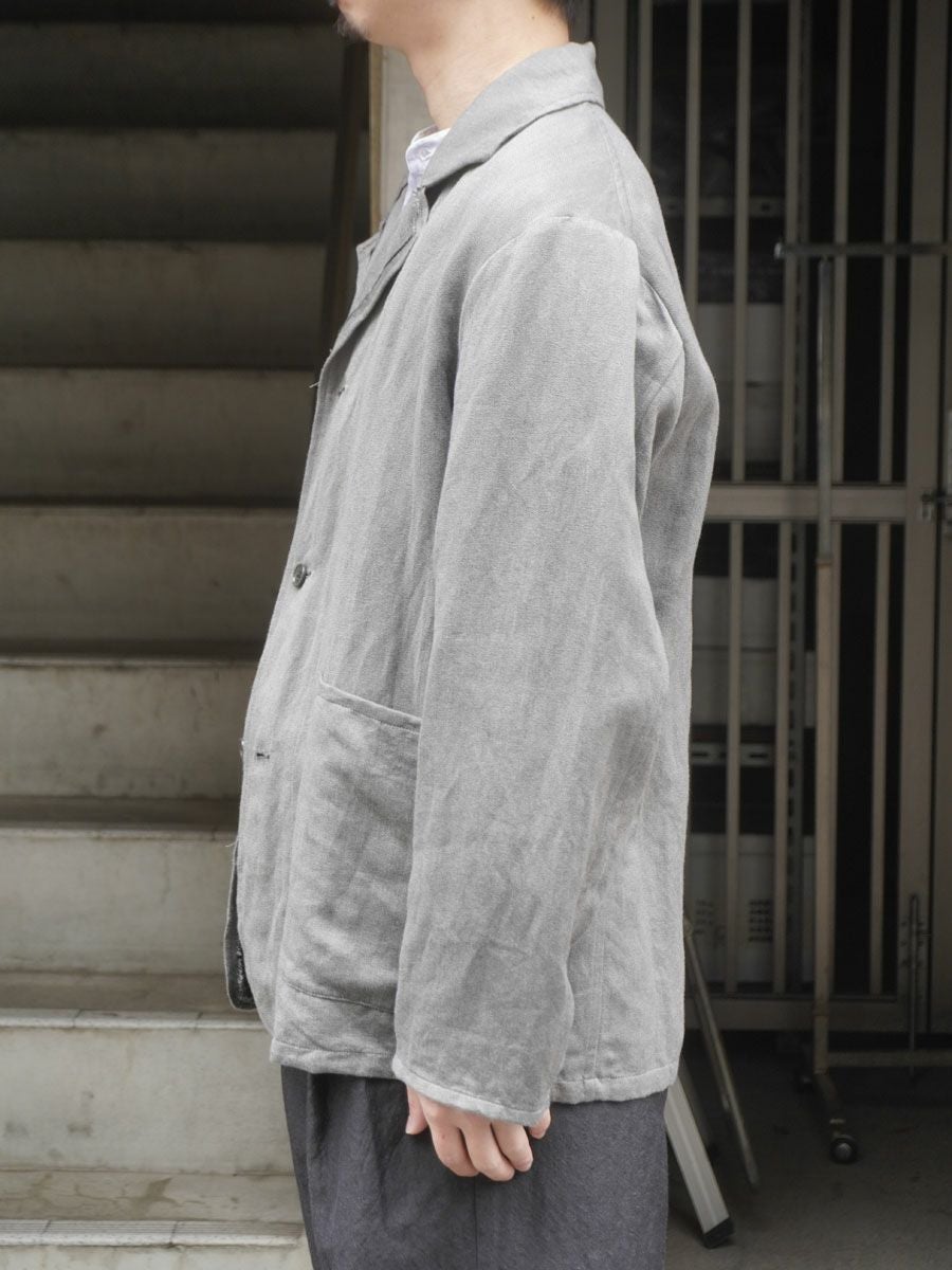 WASHED C/L CORKSCREW JKT[KHAKI GREY] | 1LDK (ワンエルディーケー