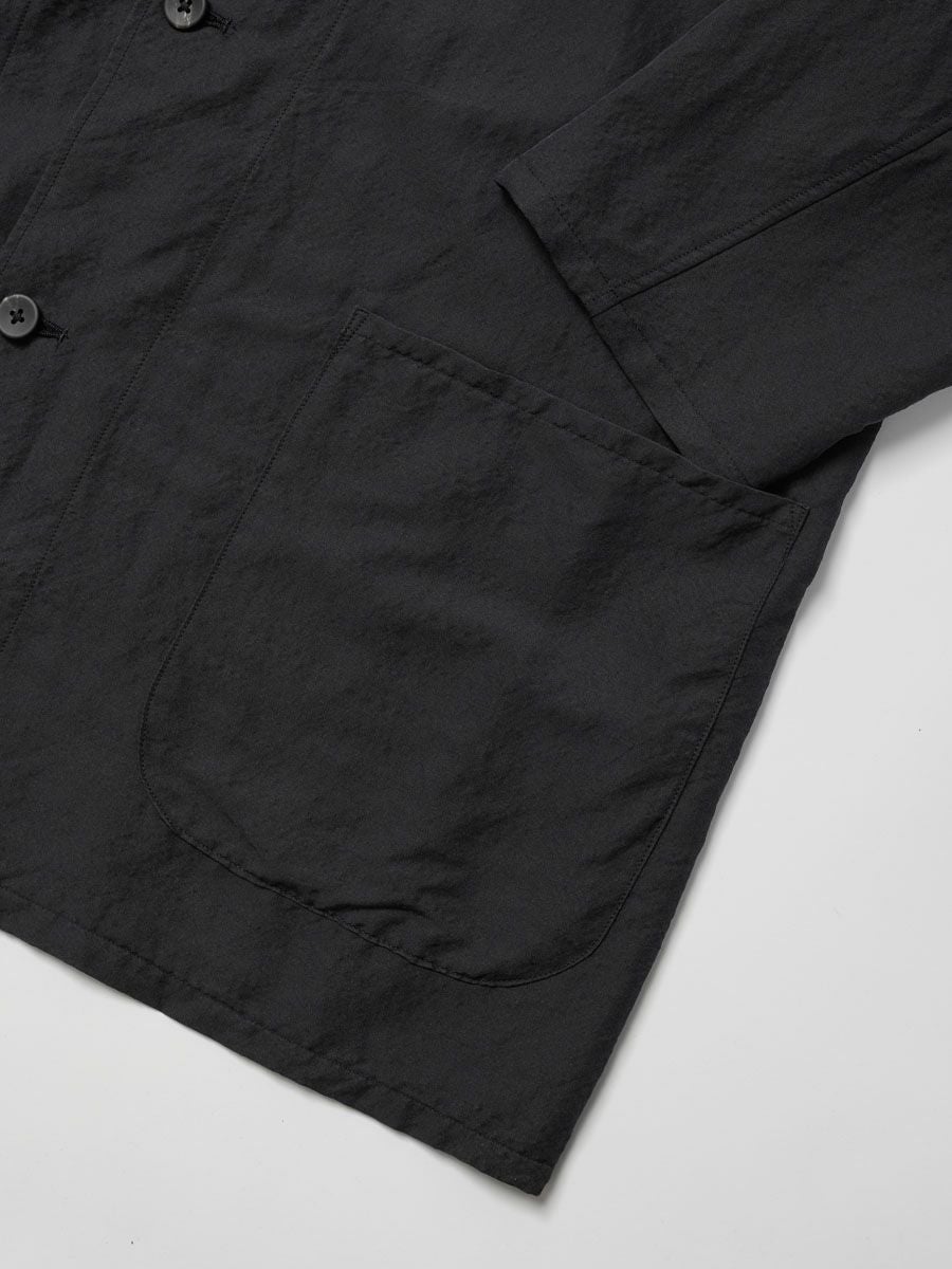 WASHED WOOL SILK TWILL JKT[FRENCH NAVY] | 1LDK (ワンエルディーケー