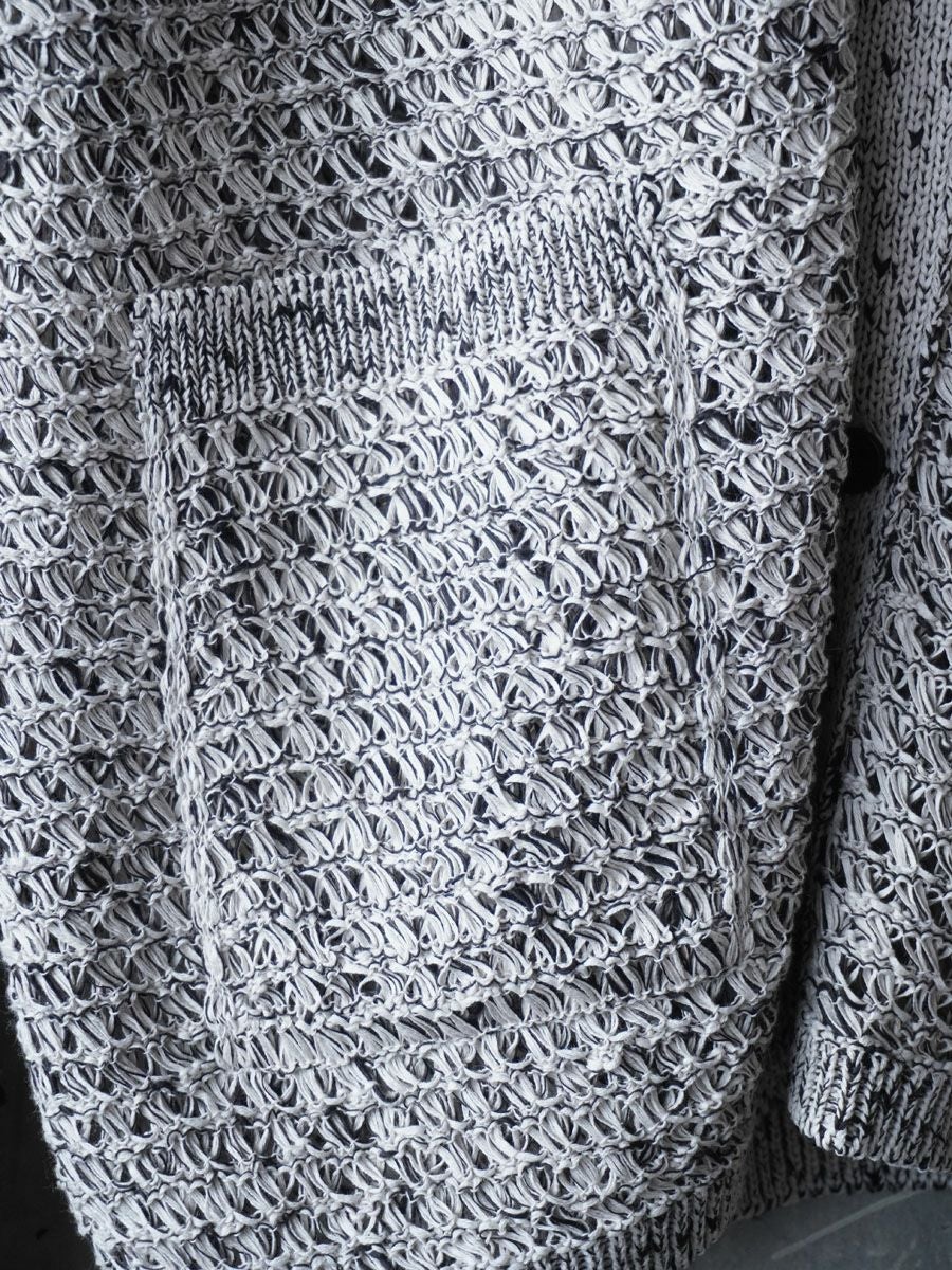 Mesh Knit Shirt Cardigan[WHITE] | 1LDK (ワンエルディーケー) 公式サイト