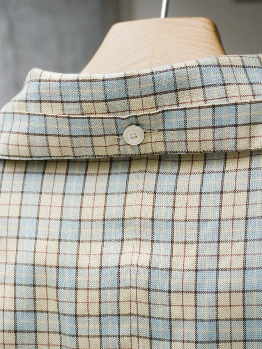 BOW-TIE CHECK SHIRT[CREAM] | 1LDK (ワンエルディーケー) 公式サイト