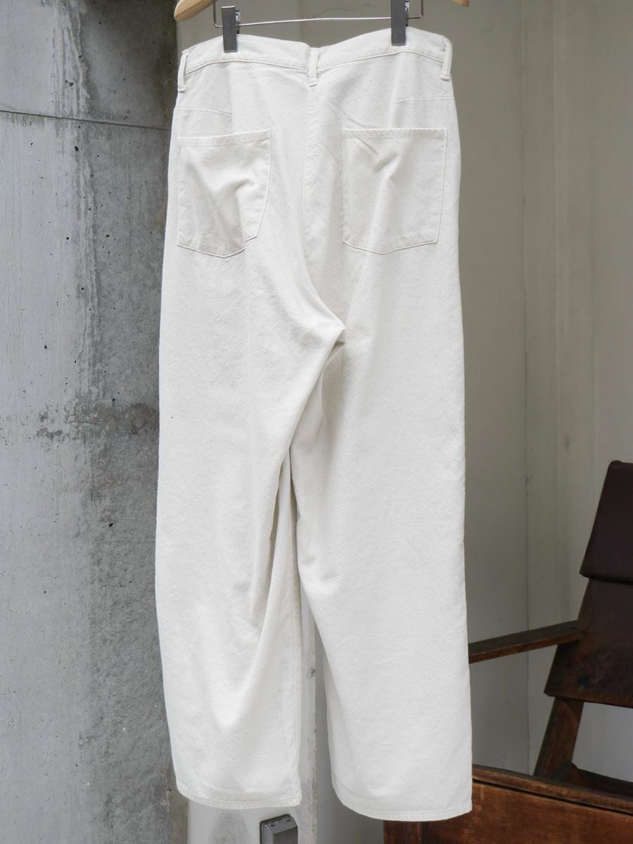 C/R DUCK DOUBLEKNEE PANTS[WHITE] | 1LDK (ワンエルディーケー) 公式