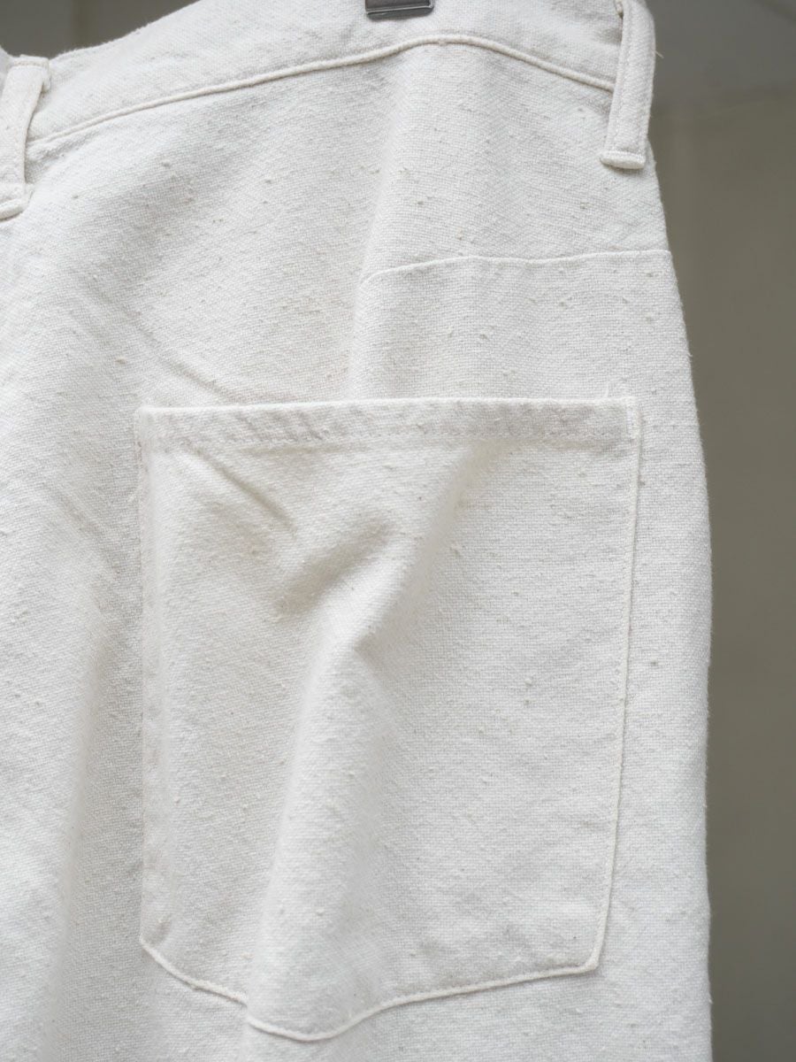 C/R DUCK DOUBLEKNEE PANTS[WHITE] | 1LDK (ワンエルディーケー) 公式