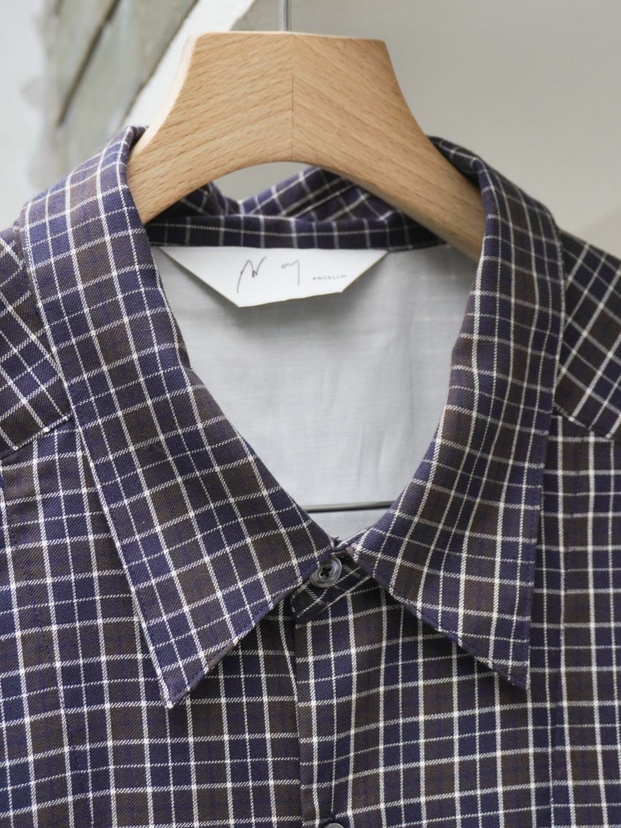 BOW-TIE CHECK SHIRT[NAVY] | 1LDK (ワンエルディーケー) 公式サイト