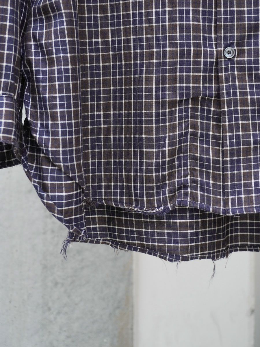 BOW-TIE CHECK SHIRT[NAVY] | 1LDK (ワンエルディーケー) 公式サイト