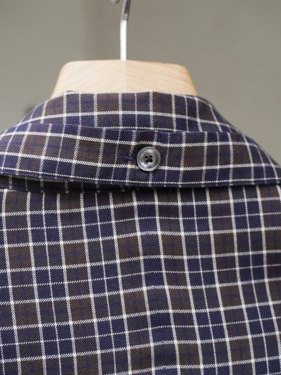 BOW-TIE CHECK SHIRT[NAVY] | 1LDK (ワンエルディーケー) 公式サイト