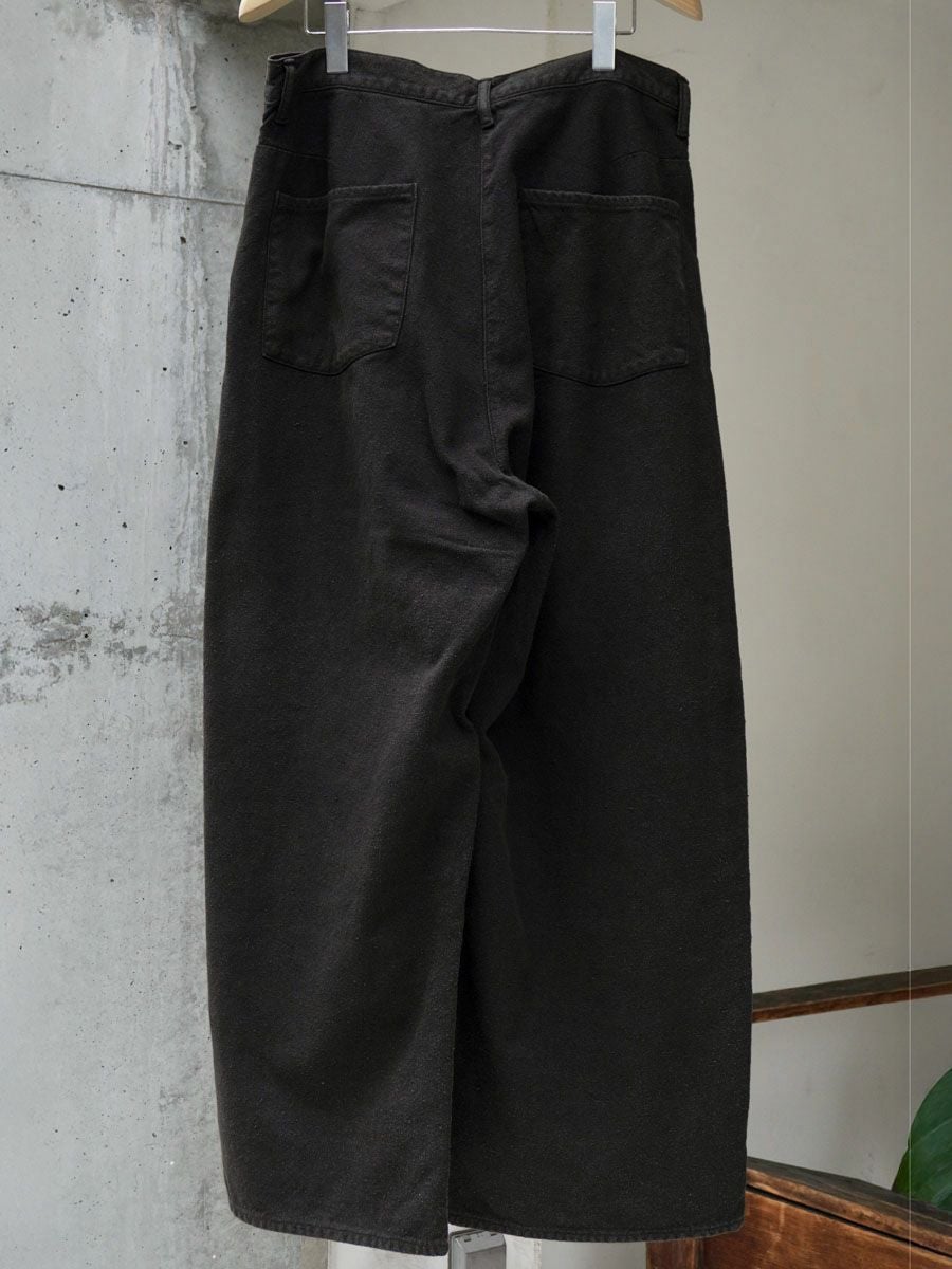 C/R DUCK DOUBLEKNEE PANTS[BLACK] | 1LDK (ワンエルディーケー) 公式