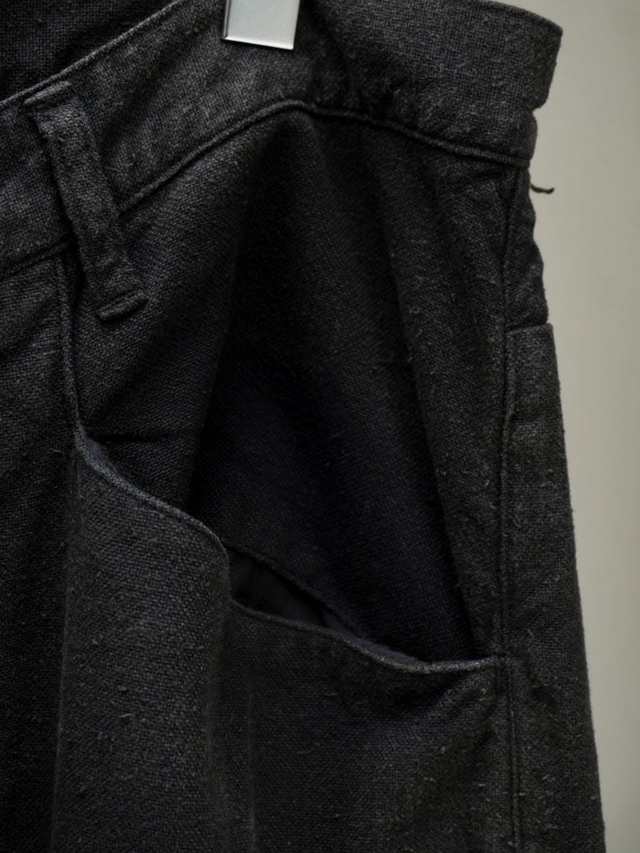 C/R DUCK DOUBLEKNEE PANTS[BLACK] | 1LDK (ワンエルディーケー) 公式