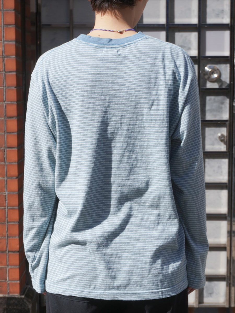 ORIGINAL BORDER L/S T-SHIRTS[BLUE] | 1LDK (ワンエルディーケー