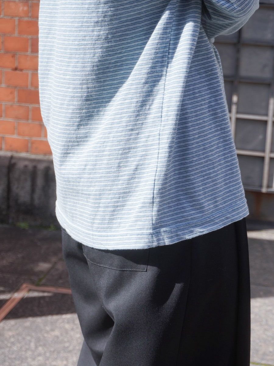 ORIGINAL BORDER L/S T-SHIRTS[BLUE] | 1LDK (ワンエルディーケー