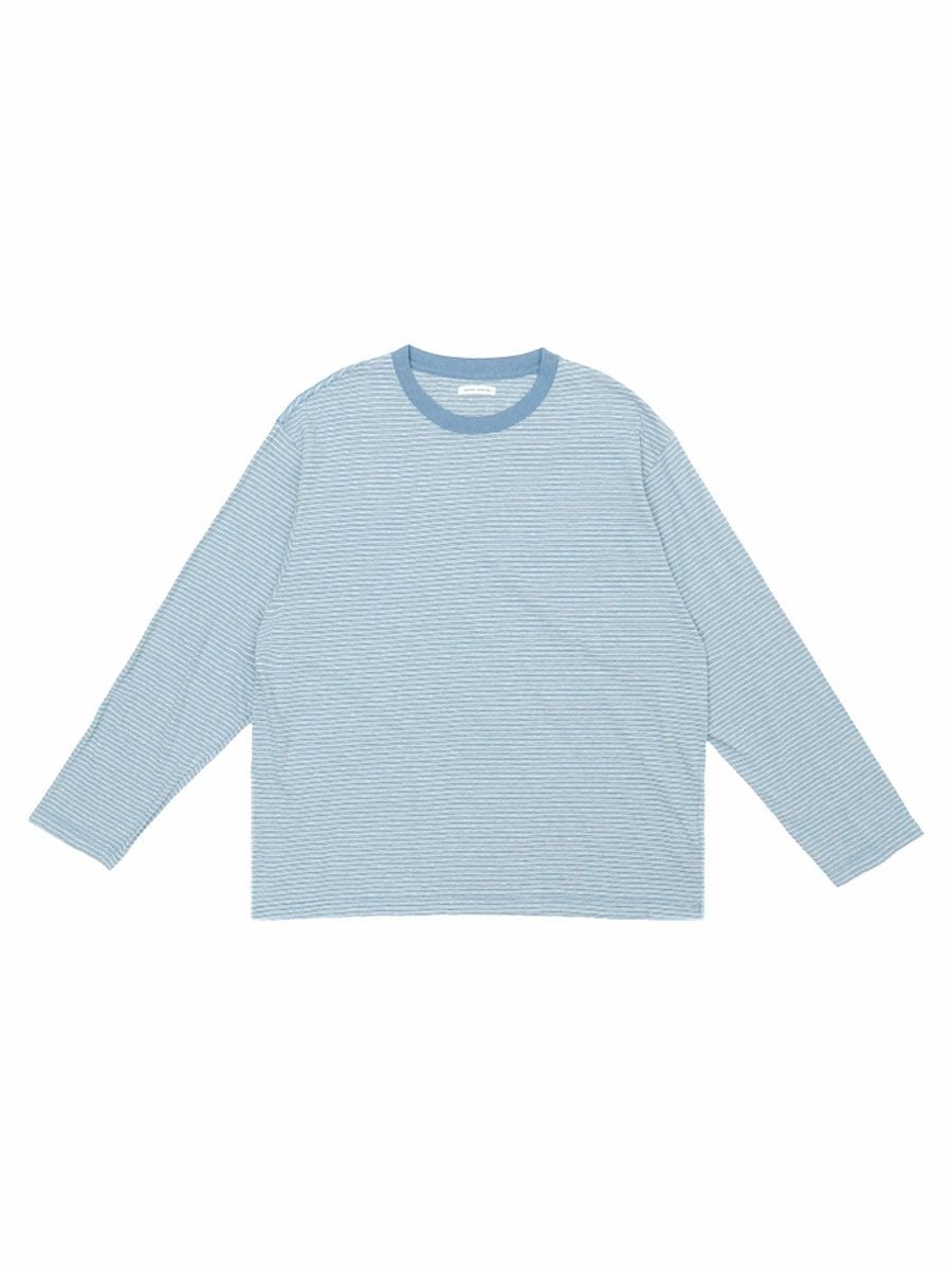 ORIGINAL BORDER L/S T-SHIRTS[BLUE] | 1LDK (ワンエルディーケー