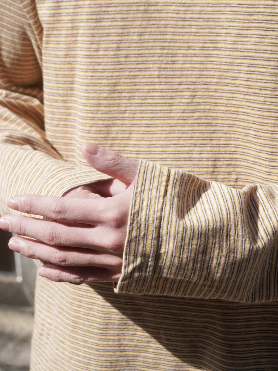 ORIGINAL BORDER L/S T-SHIRTS[YELLOW] | 1LDK (ワンエルディーケー