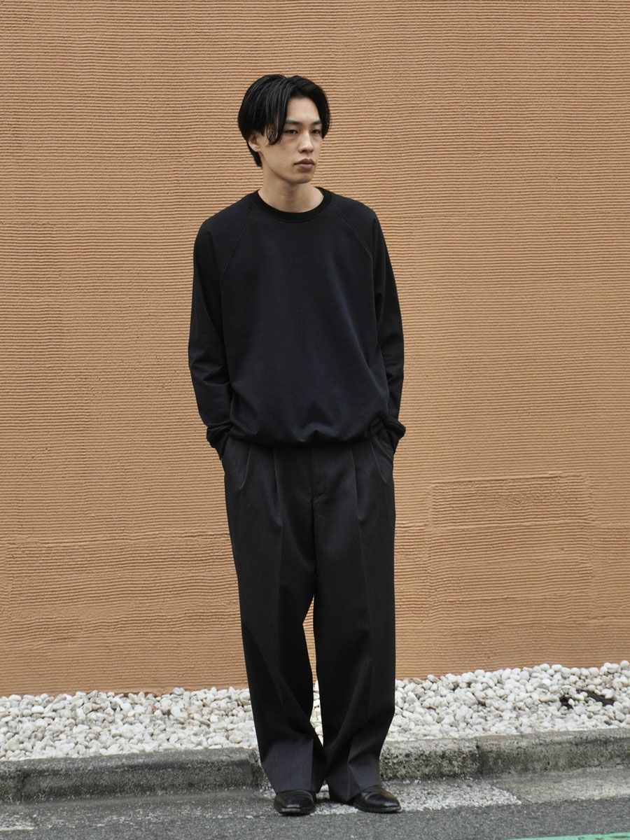 MENS】THE SLACKS BELTED 2 TUCK[TOP GRAY] | 1LDK (ワンエルディー