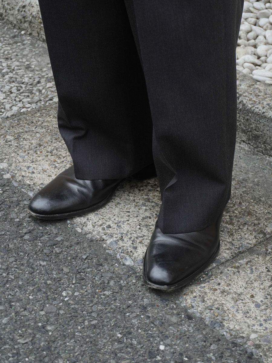 MENS】THE SLACKS BELTED 2 TUCK[TOP GRAY] | 1LDK (ワンエルディー