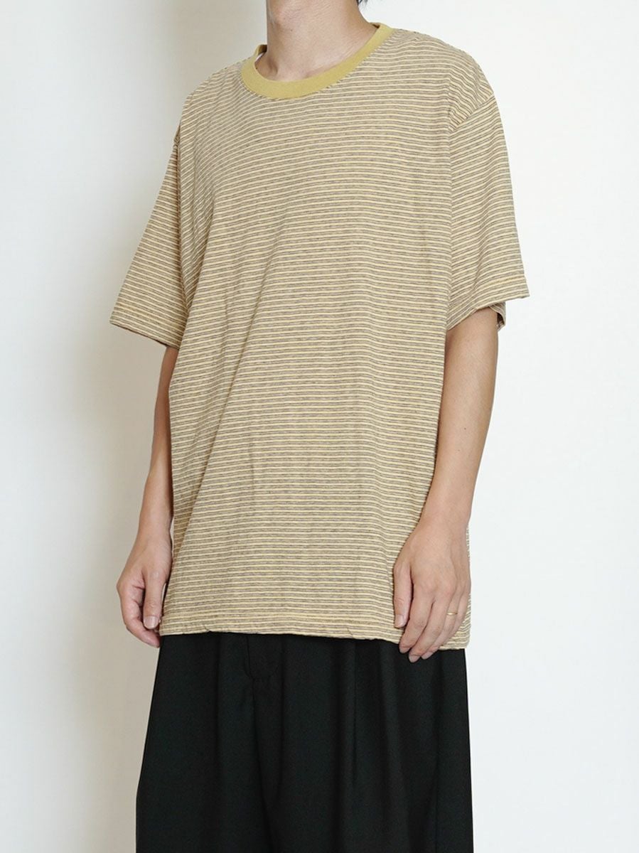 ORIGINAL BORDER S/S T-SHIRTS[YELLOW] | 1LDK (ワンエルディーケー