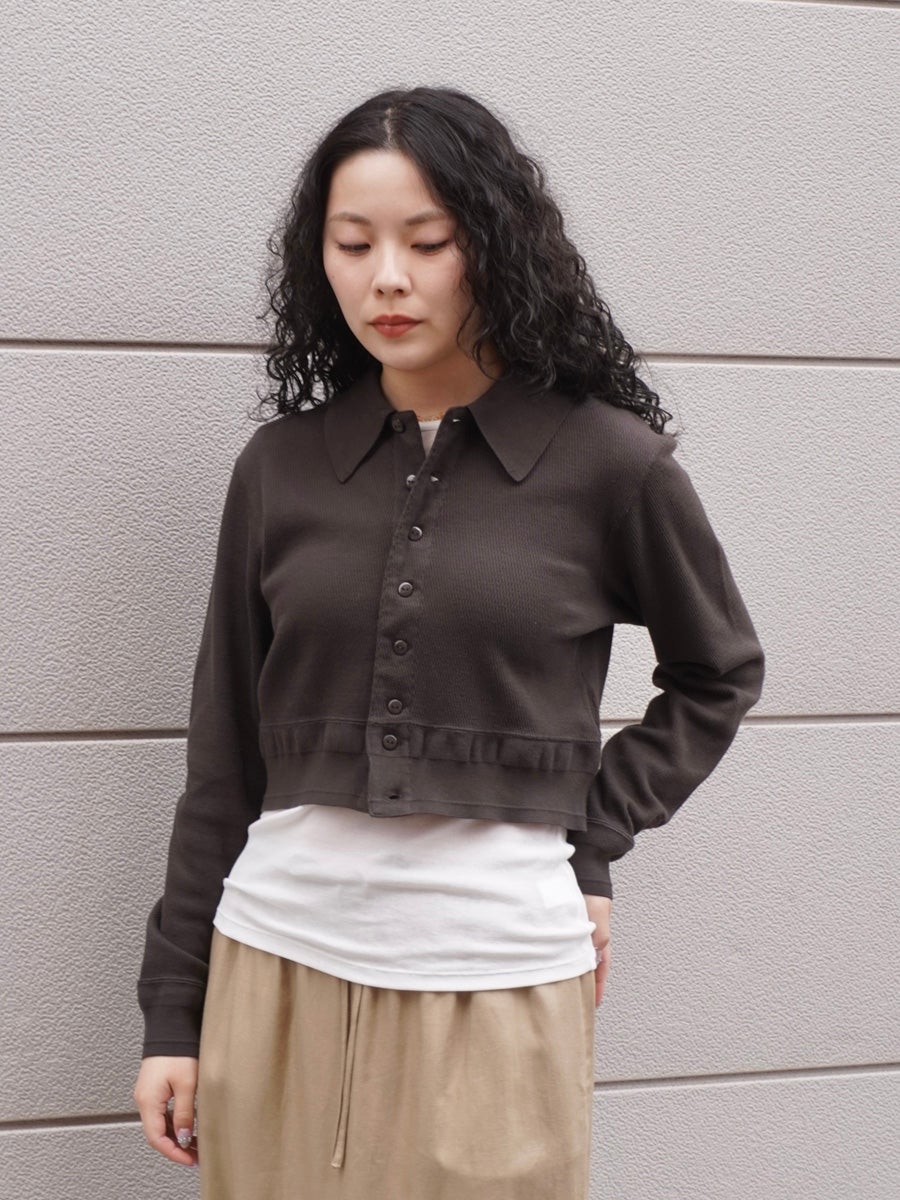 FAITH x MY POLO CARDIGAN[CHARCOAL] | 1LDK (ワンエルディーケー