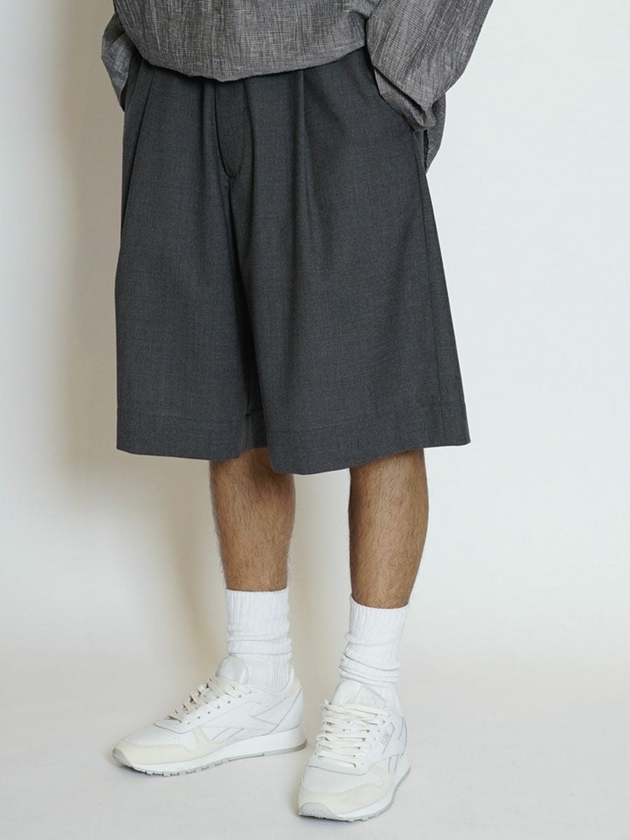 WOOL SHORTS[GRAY] | 1LDK (ワンエルディーケー) 公式サイト