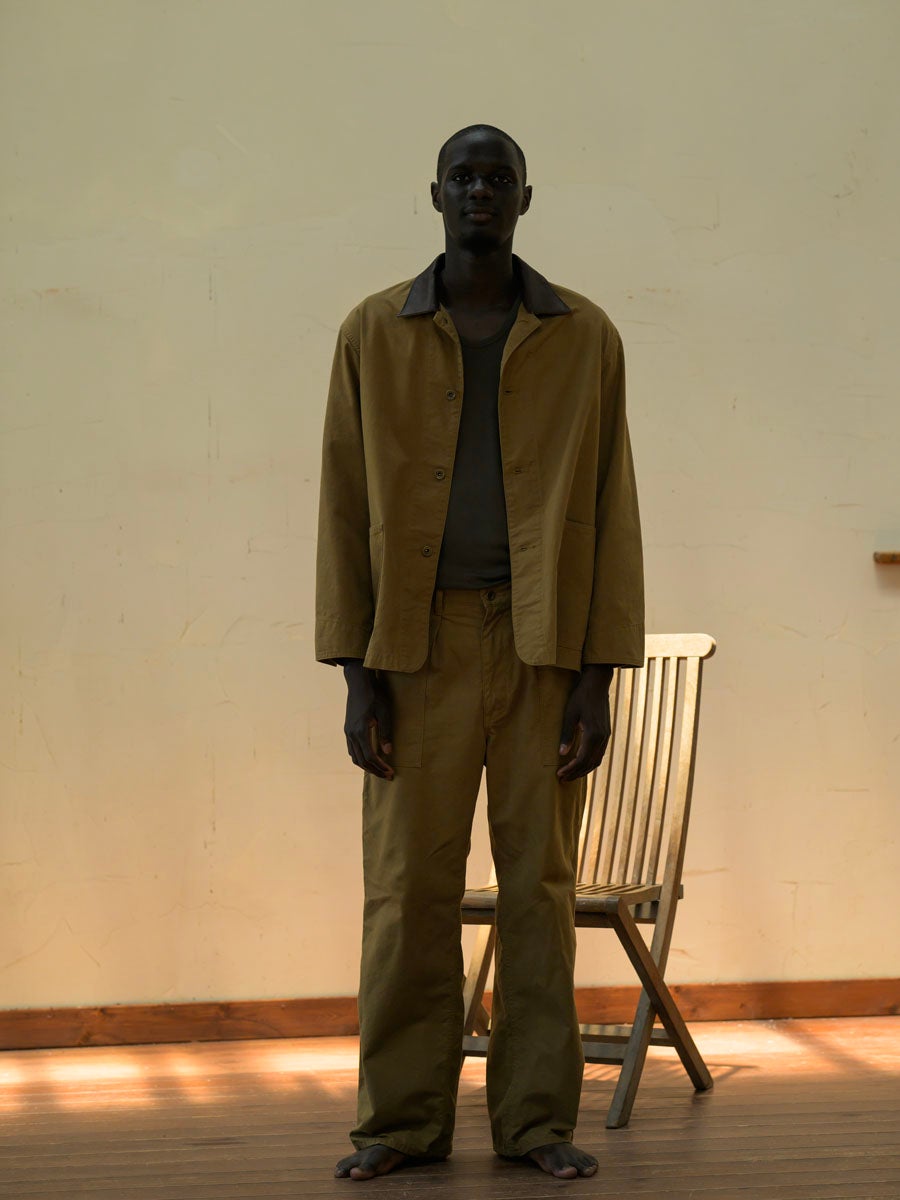WASHED C/R/S DUCK COVERALL[KHAKI BEIGE] | 1LDK (ワンエルディーケー