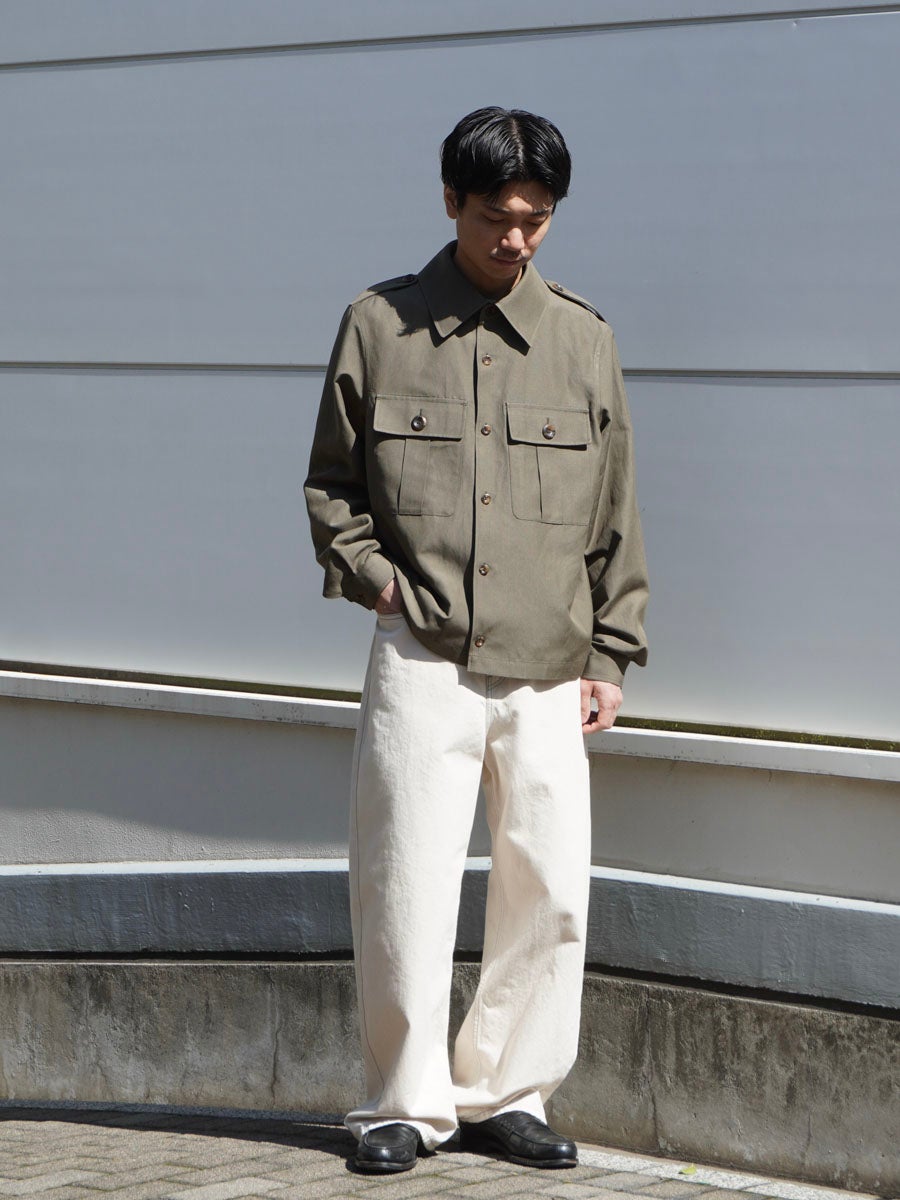 MENS】CPO CARDIGAN BLOUSE[OLIVE] | 1LDK (ワンエルディーケー) 公式