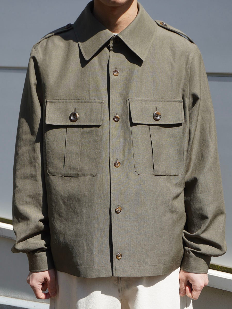 MENS】CPO CARDIGAN BLOUSE[OLIVE] | 1LDK (ワンエルディーケー) 公式