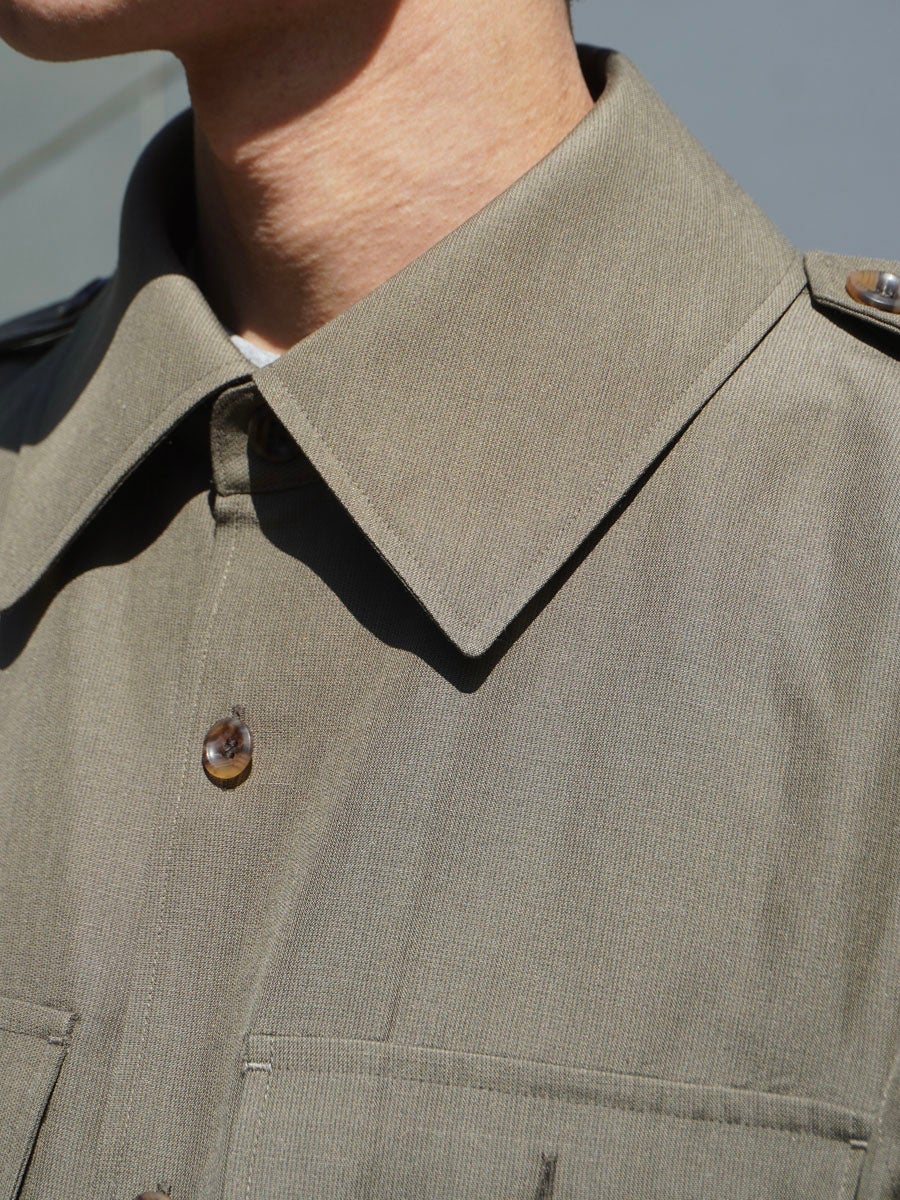 MENS】CPO CARDIGAN BLOUSE[OLIVE] | 1LDK (ワンエルディーケー) 公式