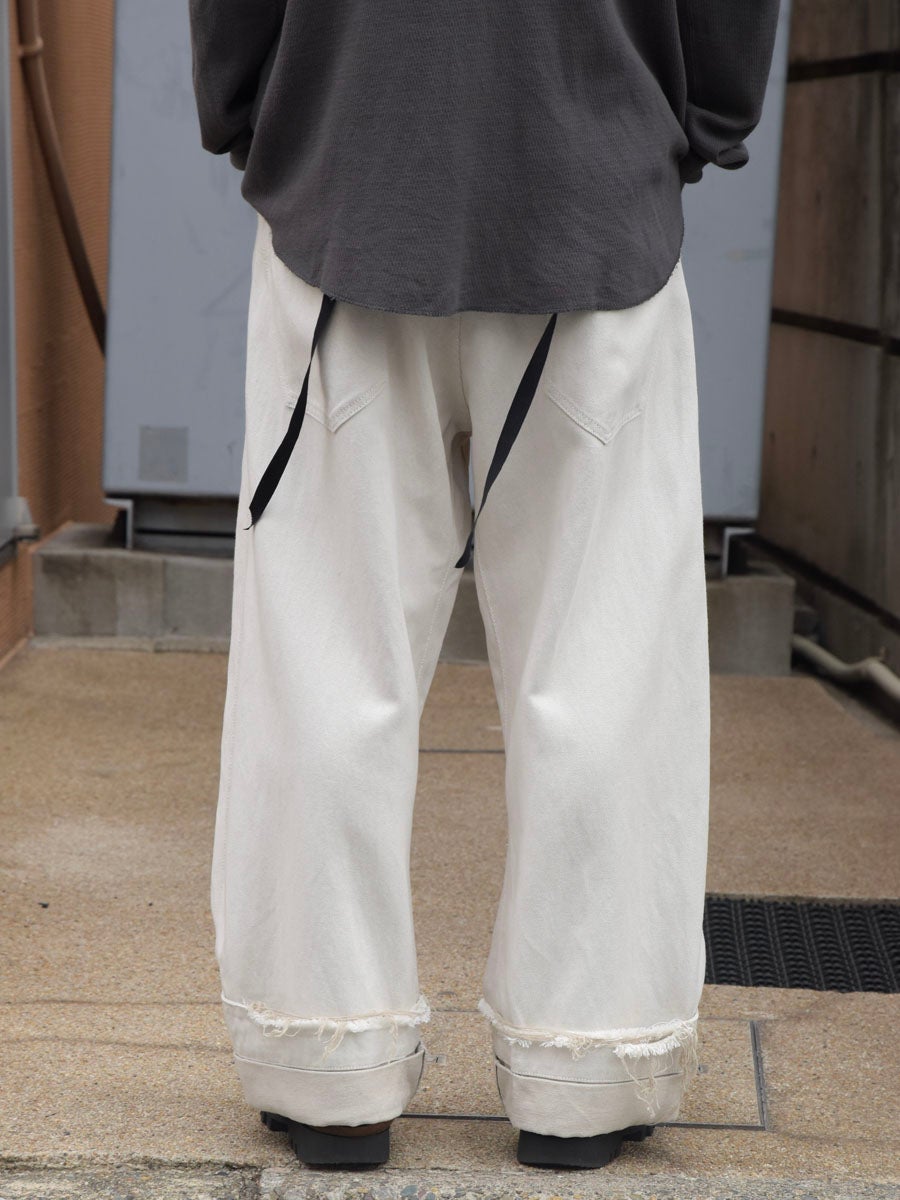 DEAN BLUE (Oversized denim trousers)[0ff-white] | 1LDK (ワンエル