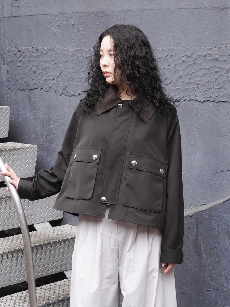 WOMENS】WATER PROOF TASLAN TWILL THE FISHING JACKET[BROWN CHACOAL 