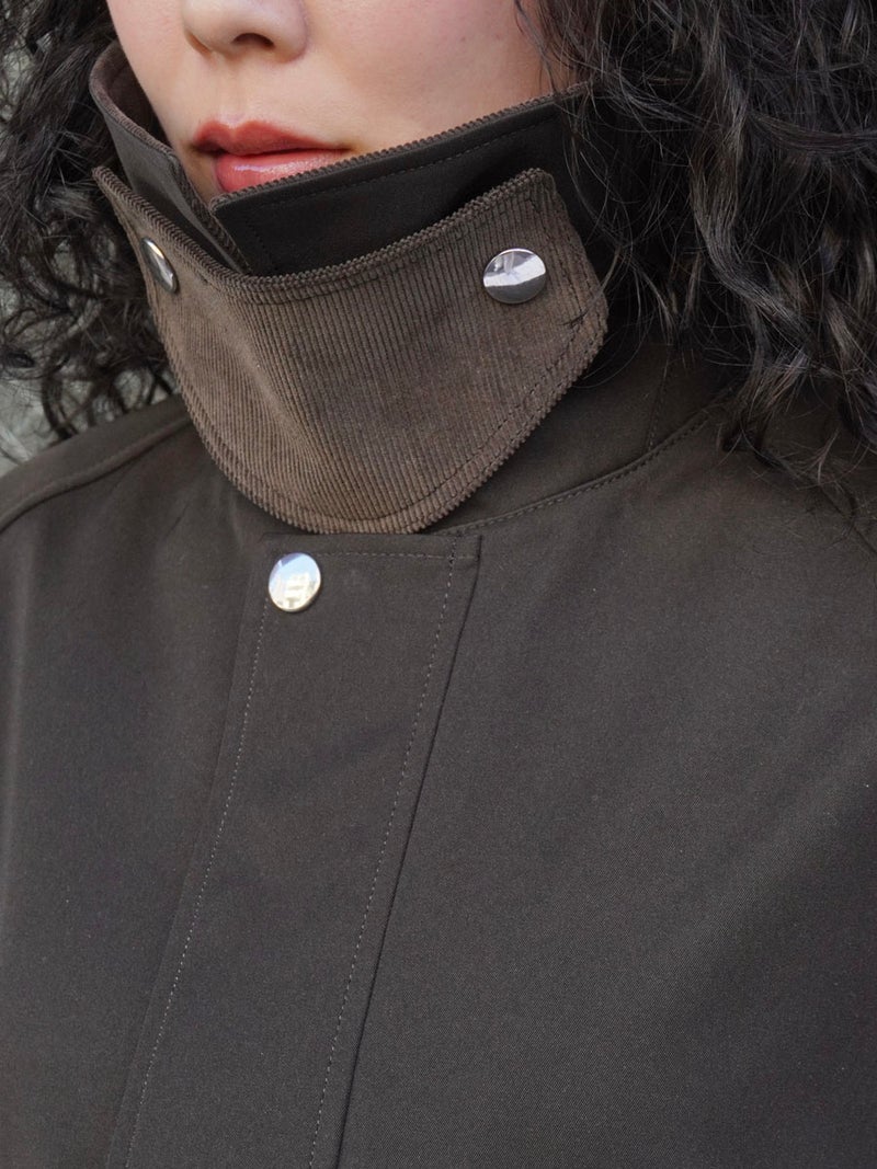WOMENS】WATER PROOF TASLAN TWILL THE FISHING JACKET[BROWN CHACOAL 