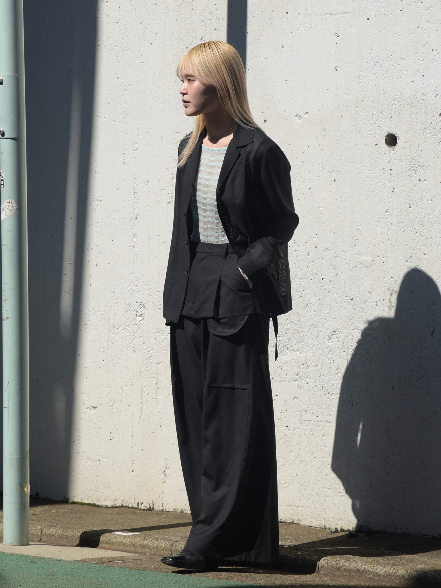 TWIN (Layered trousers)[black] | 1LDK (ワンエルディーケー) 公式サイト
