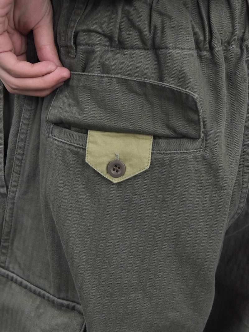 Herringbone 6-Pocket Pants KHAKI