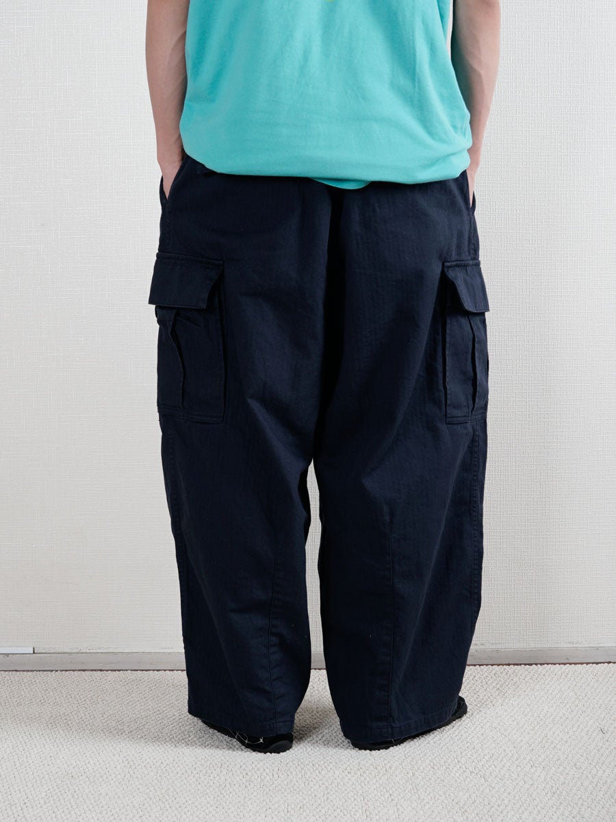 Herringbone 6-Pocket Pants[NAVY] | 1LDK (ワンエルディーケー) 公式