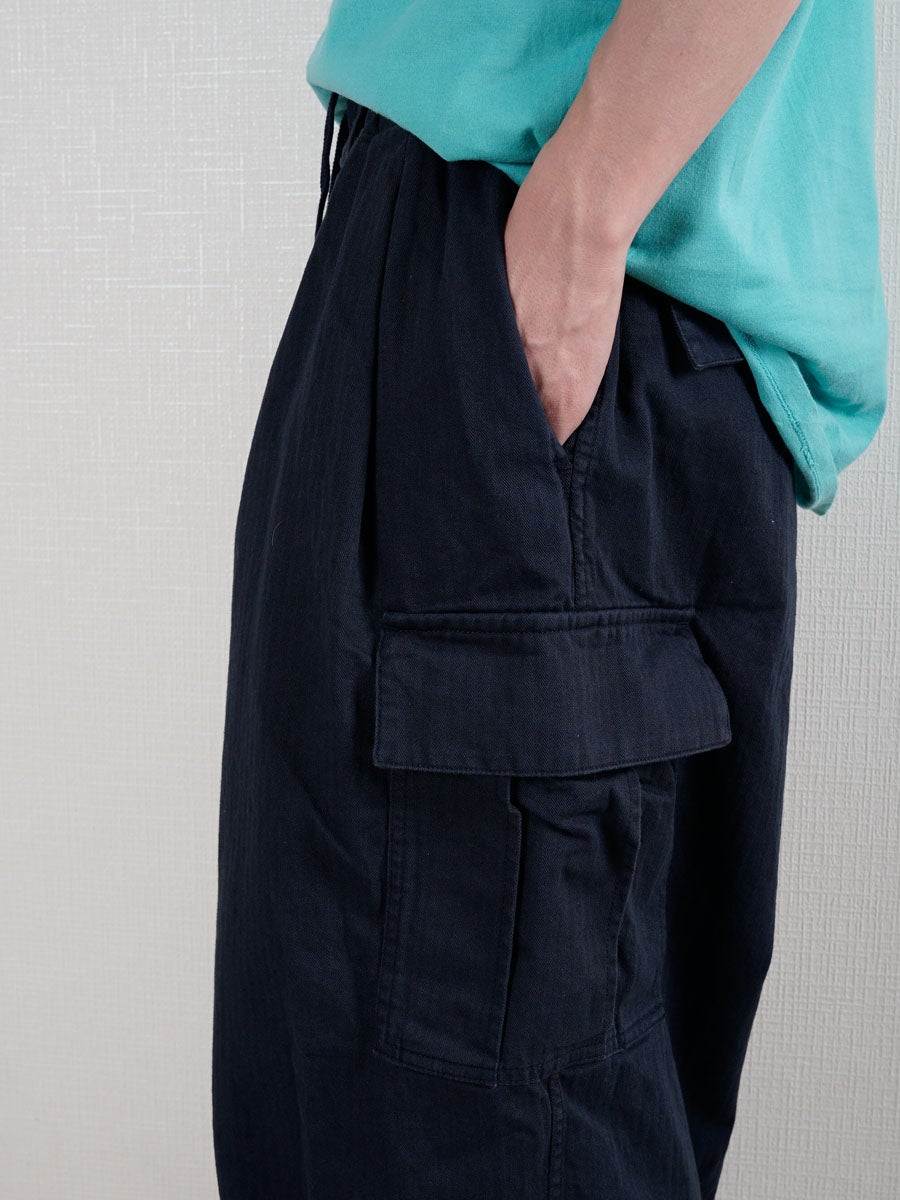 Herringbone 6-Pocket Pants[NAVY] | 1LDK (ワンエルディーケー) 公式