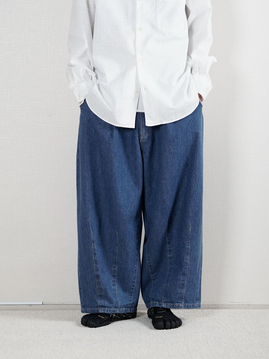 5-Pocket Balloon Pants (Enzyme Wash)[INDIGO] | 1LDK (ワンエル